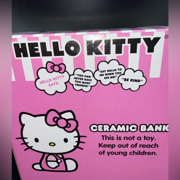 24HR DROP ⬇️ Hello Kitty Ceramic Bank - Picture 3 of 3